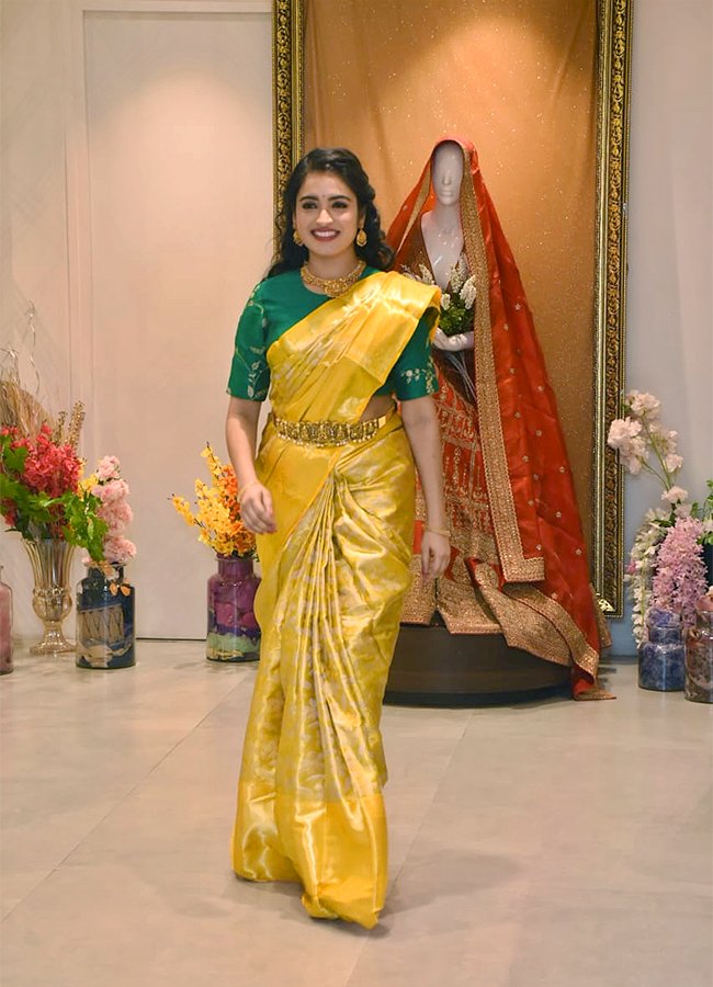 Telugu Actress Rathika Rose Stills in Yellow Saree